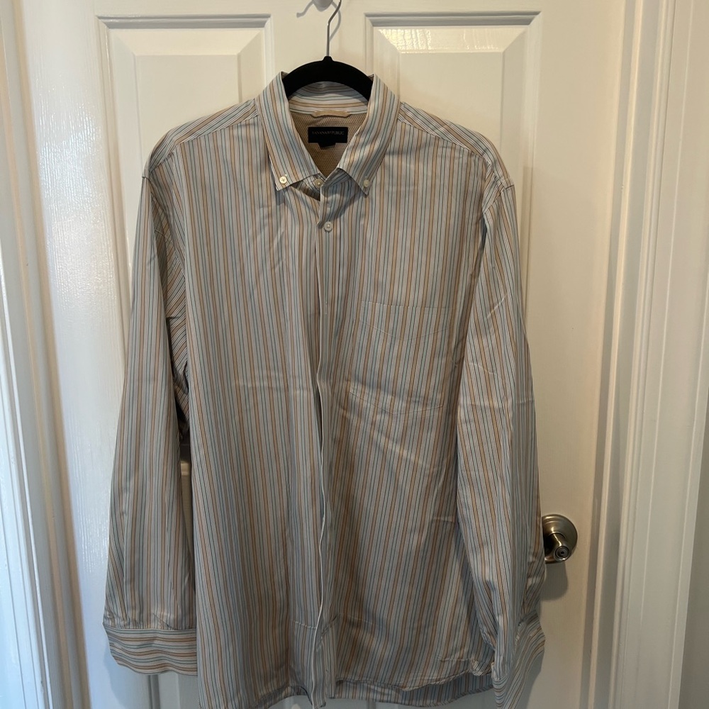 Mens Banana Republic Button Down Shirt Size XL